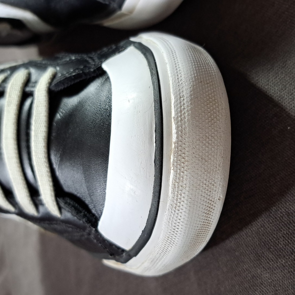 Converse Black and White High-Top Sneakers - Picture 4 of 16